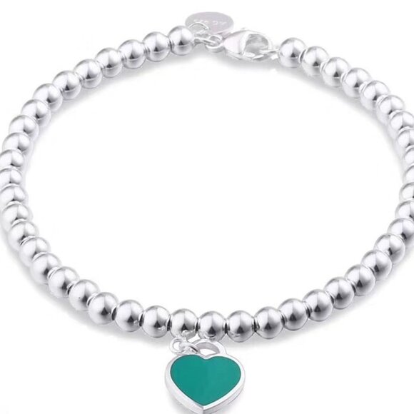 Tiffany & Co. Return to Tiffany Mini Heart Tag Bead Bracelet - Picture 4 of 5